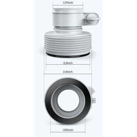 Intex - 29061 - Förpackning med 2 adaptrar 32-38mm