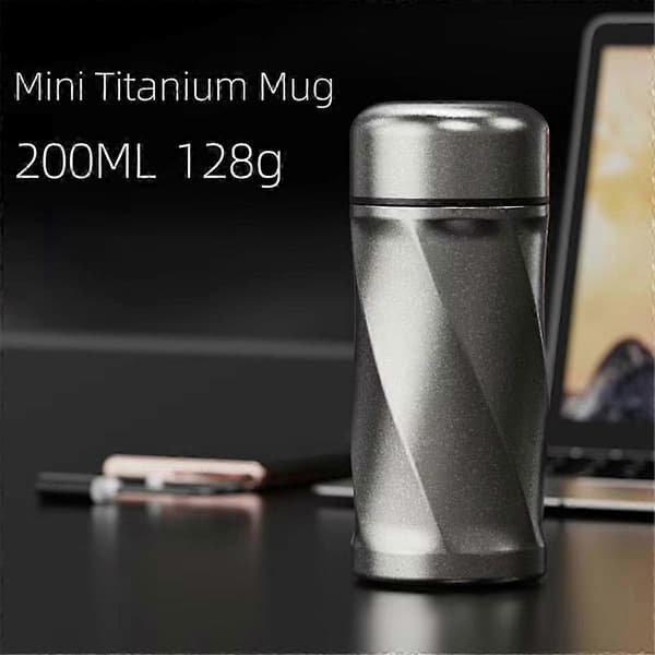 Mini Fickmugg i Titan, 200 ml Infusionsmugg med Te-separation...