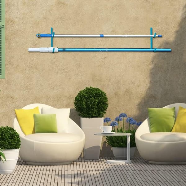 Pool Post Holder, Aluminium Pool Hooks, för Teleskopstänger, Skimmers