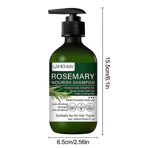 LANEMAY Rosmariinishampoo - Ravitseva & Öljynhallinta - 300ml