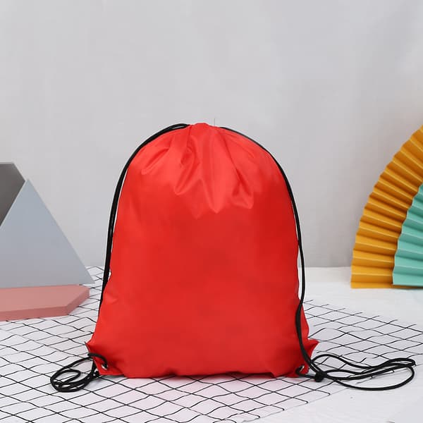 5-pak, 34 cm * 43 cm foldbar rejselaundrypose med snøre