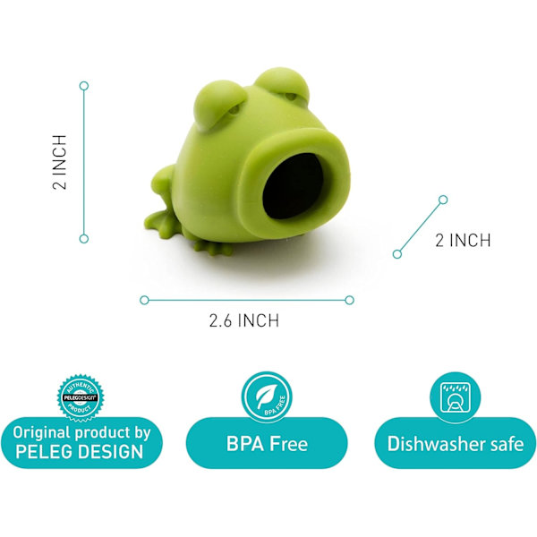 2025 Lämplig Äggseparator Gula Groda Silikon Grön Groda Separation Gula Gula Separator