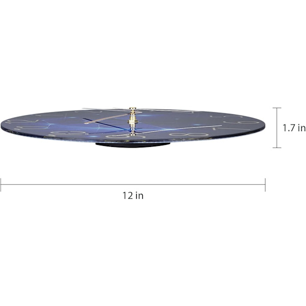 Modern tyst kvartsväggklocka 30 cm för sovrum, hem, kök, sovrum, kontor, skola