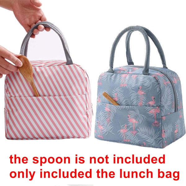 2-pack lunchväska kylväska kylbox isolerad väska lunchväska picknickväska för livsmedels transport