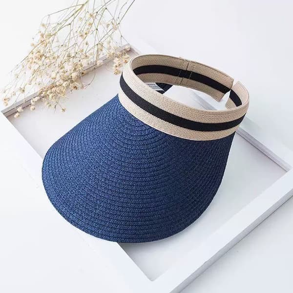 Dam Golf Solglasögon Strand Gräs Solskydd Mössa, Tibet navy blue