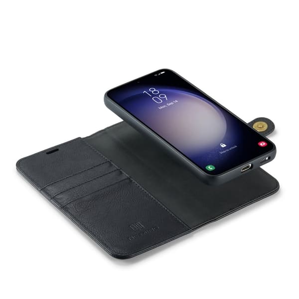 DG MING Samsung A16 2-i-1 Magnet Pung Etui - Sort Svart black
