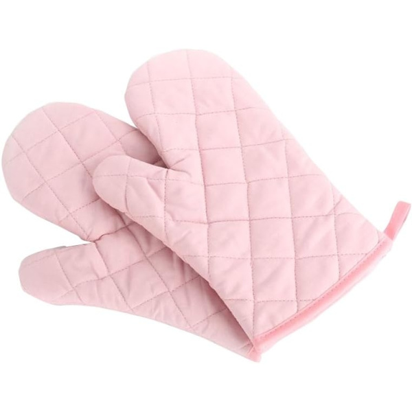 Ugnsvantar, Premium Värmebeständiga Kökshandskar Bomull & Polyester Quiltade Överdimensionerade Vantar