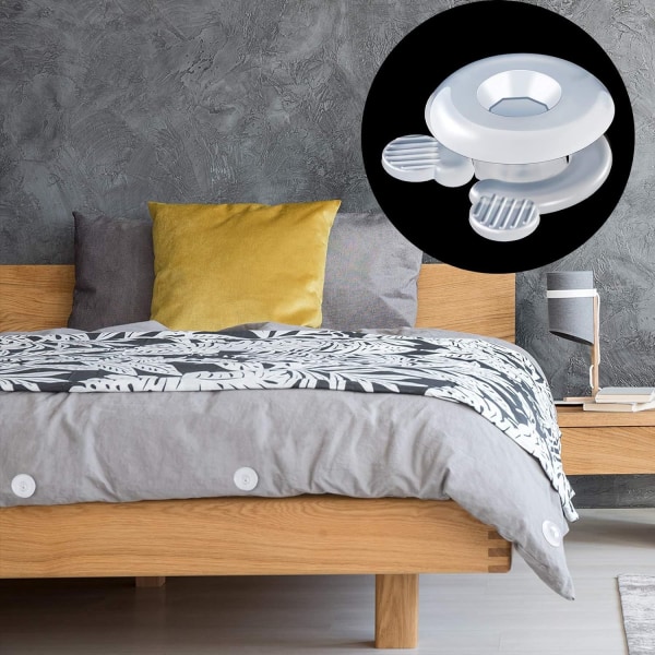 12 st Duvet Täcke Klämmor Plast Täcke Grippers Täcke Knapp Klämmor för Inuti Överdrag Corne
