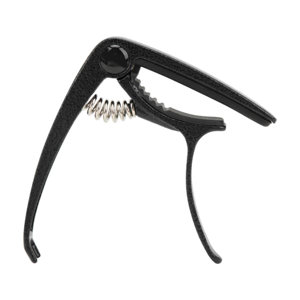 Akustisk Gitar Capo Sinklegering Gammeldags for Ukulele Elgitar Balladgitarer (Svart)