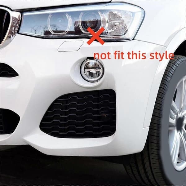 1 Pair for X4 F26 2014-2018 Front Headlight Washer Nozzle Cover Jet Cap 51117338567 / 5111 7338 567