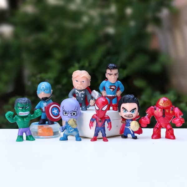 Marvel Spider-Man og venner dukkelegetøjssæt - 26 dele til børn 3 år og ældre