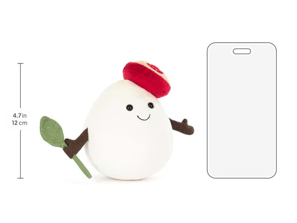 Jellycat 14cm Amuseables Mozzarella blødt legetøj