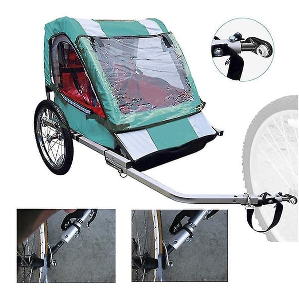 Fäste för släpvagnskoppling, för cykel