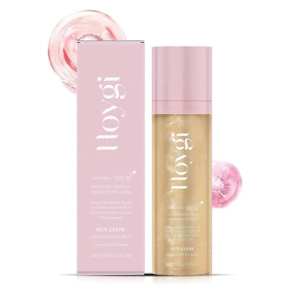 Sun glaze Sheer Setting Mist Solcreme SPF50 Langvarig Beskyttelse Solcreme til Kvinder Piger