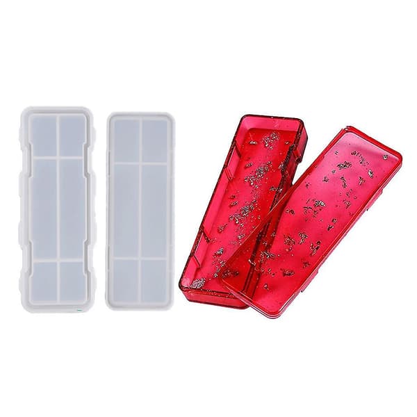DIY Krystall Epoxy Pennalform Skolemateriell Kontormateriell Eskefrom-fg