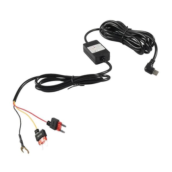 Dash Cam Acc Hardwire Kit, USB Typ C Dashcam Kit Nedstegringskabel, 12V-24V till DC 5V 3A Bil Dash Cha