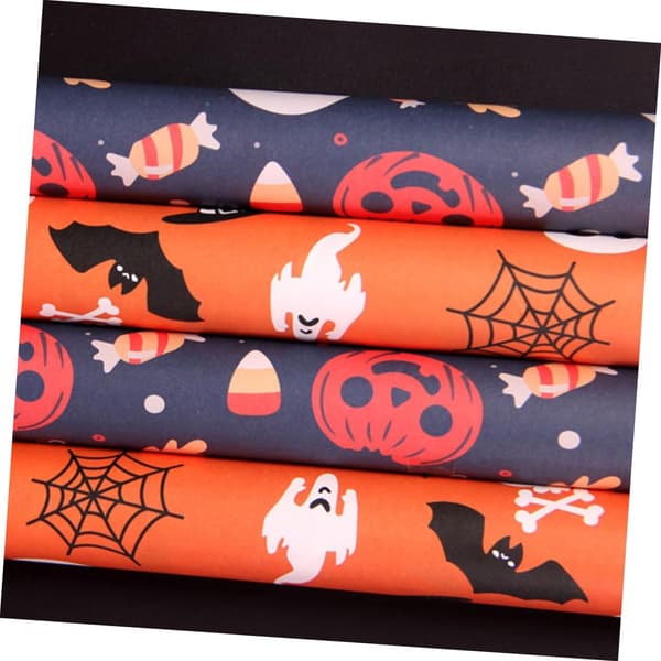 Halloween Gift Wrapping Paper 10 Sheets 50x70cm Spooky Patterns DIY Party Decorations