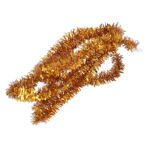 12 dockskåp julglitterband mini folie ornament, 45cm