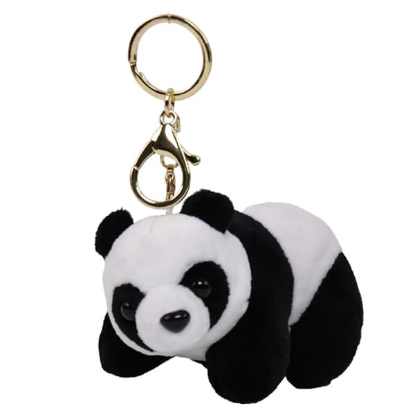 Panda Nyckelring Hänge Tecknad Plyschleksak Docka Leksak 10 5cm