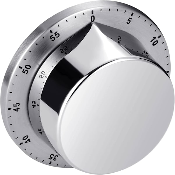 Kök Timer, Matlagningstimer Klocka, Rostfritt Stål Kropp Mekanisk Nedräkningstimer Kök Påminnelse