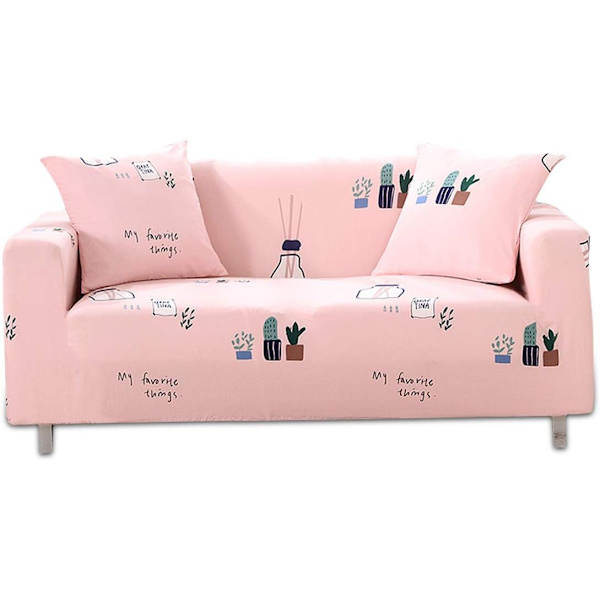 Stretchiga sofföverdrag Elastiskt sofföverdrag Jacquard 2-sits sofföverdrag Blommönstrad sofföverdrag