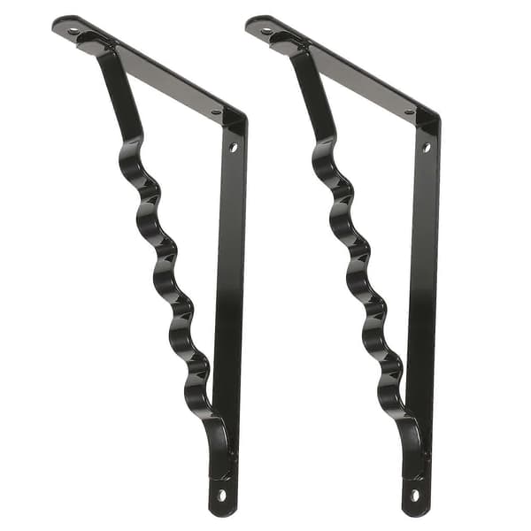 Hyllkonsoler Triangulär Form Enkel Design Släpvagnsmontering 215x135mm Anti-Korrosion 2st