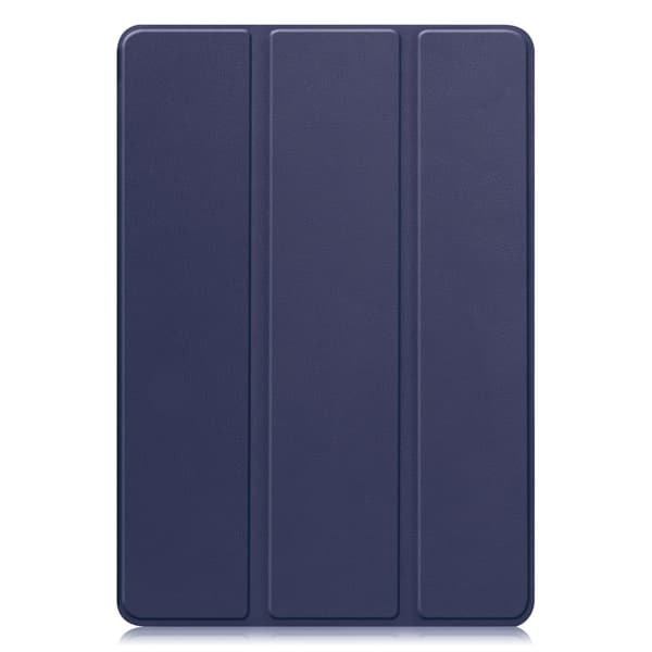 Til Lenovo Idea Tab Pro Etui Tri-Fold Stativ Cover med Penneholder - Mørkeblå Blå blue