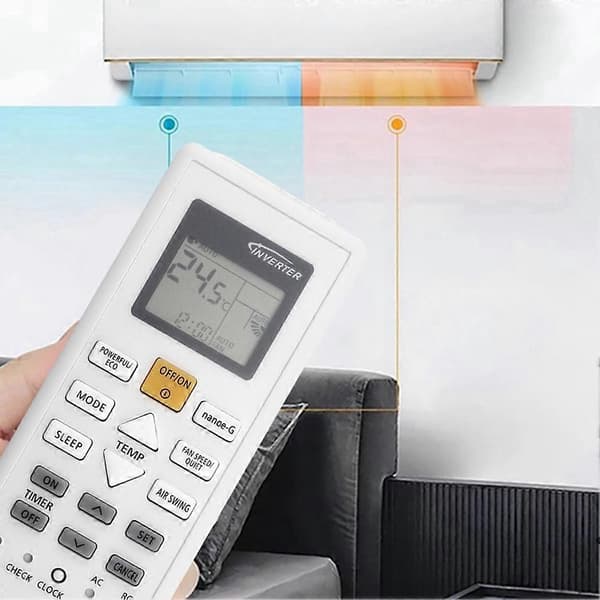 Erstatningsfjernkontroll A75C18090 for Panasonic klimaanlegg A75C18090