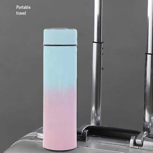 500 ml Resemugg i rostfritt stål, isolerad med temperaturdisplay