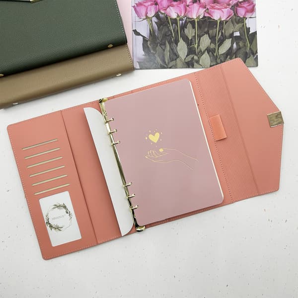 A5 Notesbog Linjeret Journal, Sider Hardback Notesbog med Afdelere, Tykt Papir, Gaveæske, Magnetisk Spænde Notesblok