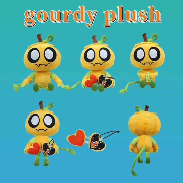 Dandy's World Pumpkin Plush Toy – Soft Gift for Kids & Teens pumpkin Individually compressed packaging