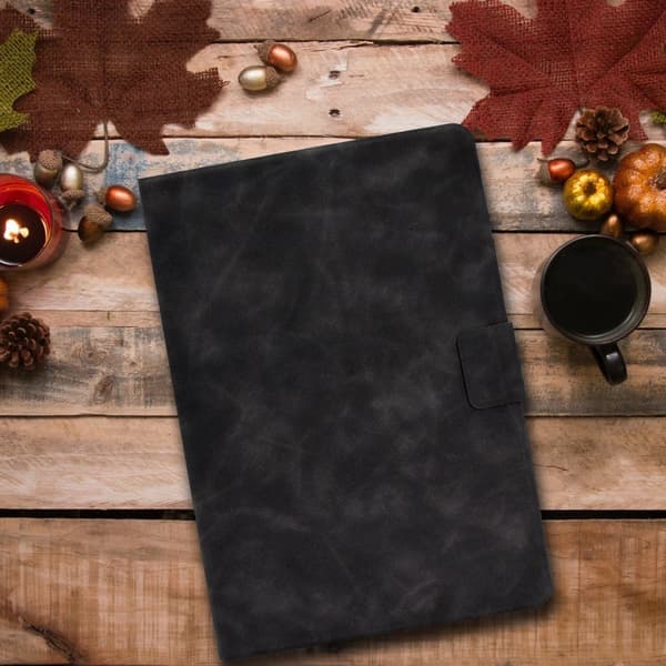 SKALO iPad 11\" (2025) PU Leather Case - Grey grå gray