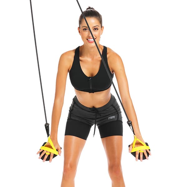 Swimming Trainer Arm Strength Training Equipment Resistance Bands with Swim Paddles