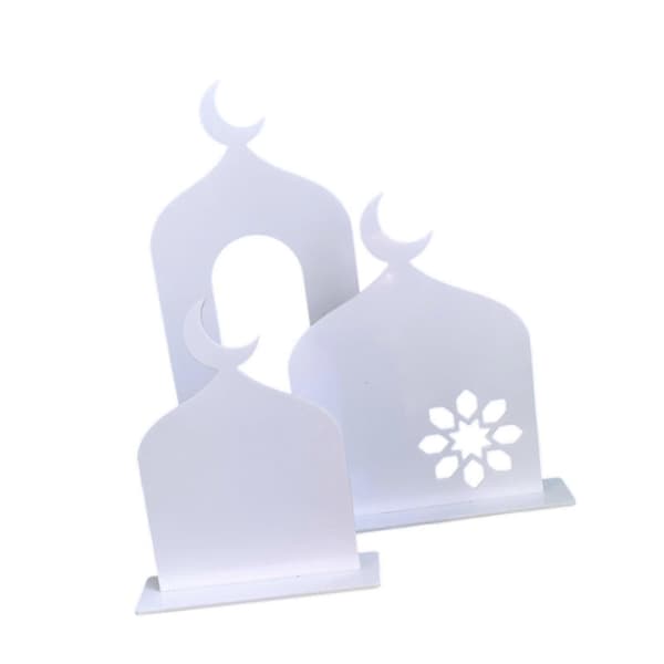 3 st Ramadan Bordskylt Ornament Bordsdekoration Gåva Centerpiece Hem