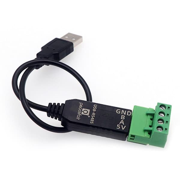 RS485 til USB 485-omformeradapter Støtte for Win7 XP WIN98 WIN2000 WINXP WIN7 WIN10 VISTA Black