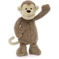 Shy Monkey Plush Toy Beautiful Teddy Bear Suitable for Newborns Medium Soft and Classic Toy.