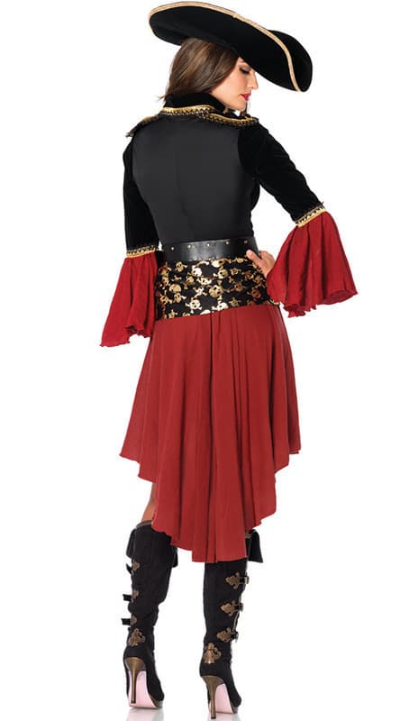 Sexy piratkostyme til Halloween - Størrelse 2XL