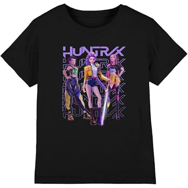 K-Pop Demon Hunters T-shirt sort black 170cm