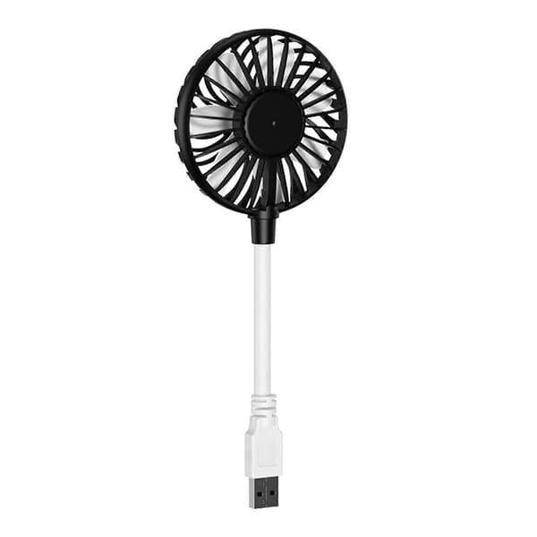 3x Portabel USB-fläkt med anpassningsbara kylfunktioner