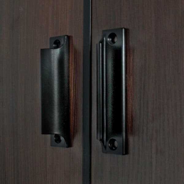Aluminum Sliding Door Handle, Black Kitchen Cabinet Handle, Available for Balcony Doors, Sliding Doors, Drawers