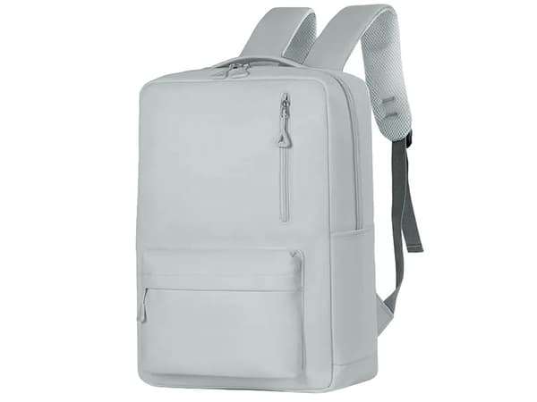 Ryggsekk med USB-port og laptoprom 18–20 L grå polyester grå gray