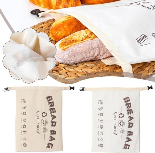 2-pakning XL bivoksbrødposer for surdeig