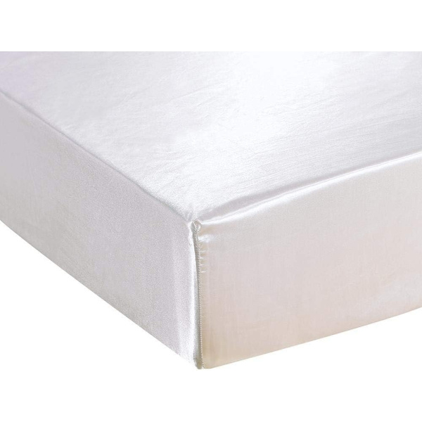 Lakan med resår 90X190Cm med 30Cm mikrofiberlock, Premium lakan, Vit