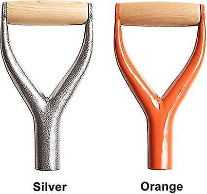 Iron Spade Handle with Inner Diameter, D/Y Grip, Good Hand Protection, Garden, Solid Iron, Accessories, Garden Tool for Snow Shovel, Digging, Rake