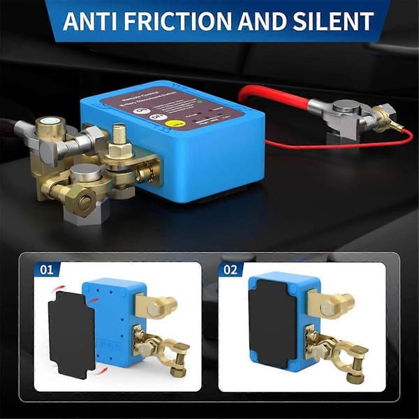 12V 240A Remote Battery Disconnect Switch, Automatic Power Cut Off Switch Car Truck Boat Remote Control Switch