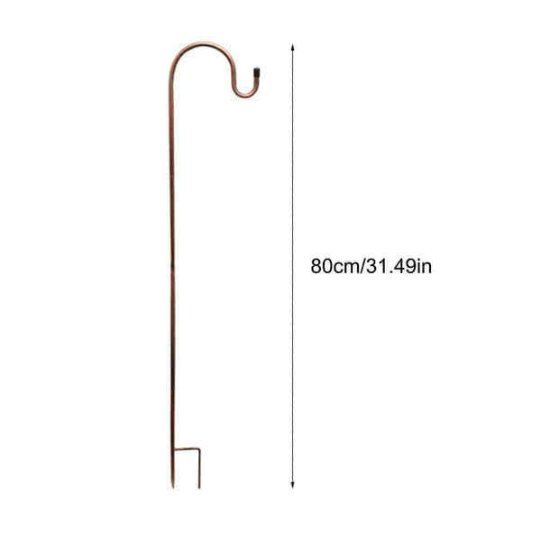 2-pack Kopplingsbara Trädgårdslampor Markkrokar, Brun, 80 cm Diameter 80 mm
