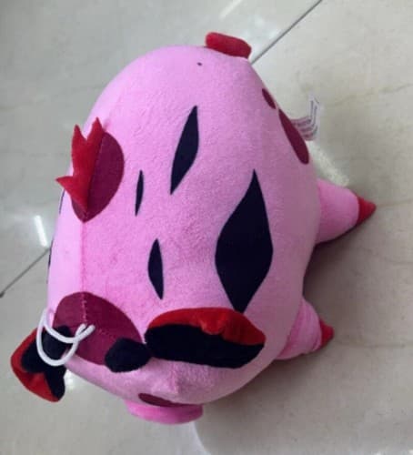 16CM Helluva Boss Fat Nuggets Gris Gosedjur Docka Hazbin Hotel Anime Samling Pink