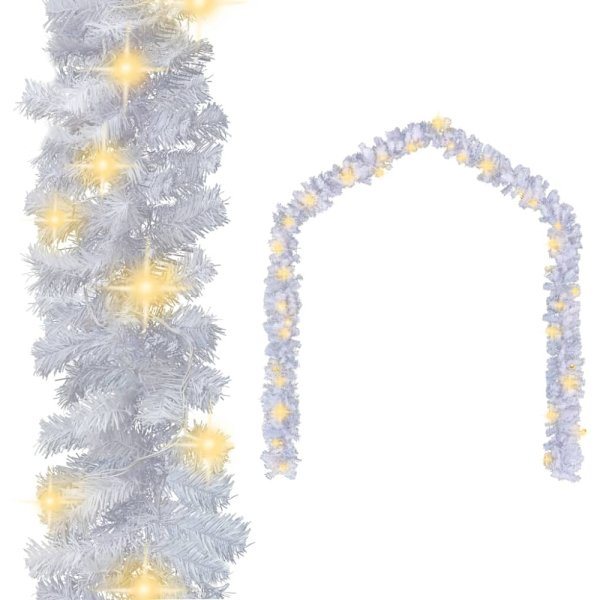 5 meter vit LED julkrans