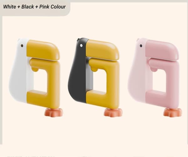 3-pack duck-like purse hooks, suitable for heavy use on desks - no drilling required, foldable and non-slip hooks.