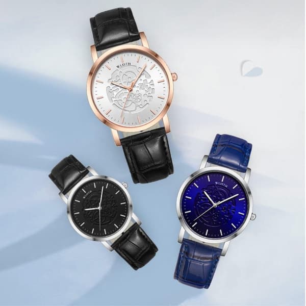 Armbåndsur Analog Klassisk Ur Herre Sort Svart black